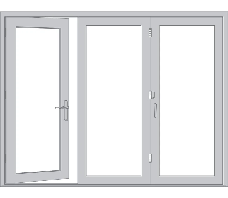 Portland Pella Architect Reserve Series Contemporary Bifold Patio Door