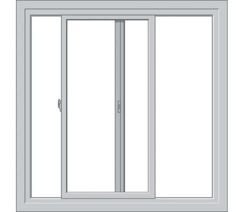 Portland Pella Hurricane Shield Series Vinyl Sliding Window