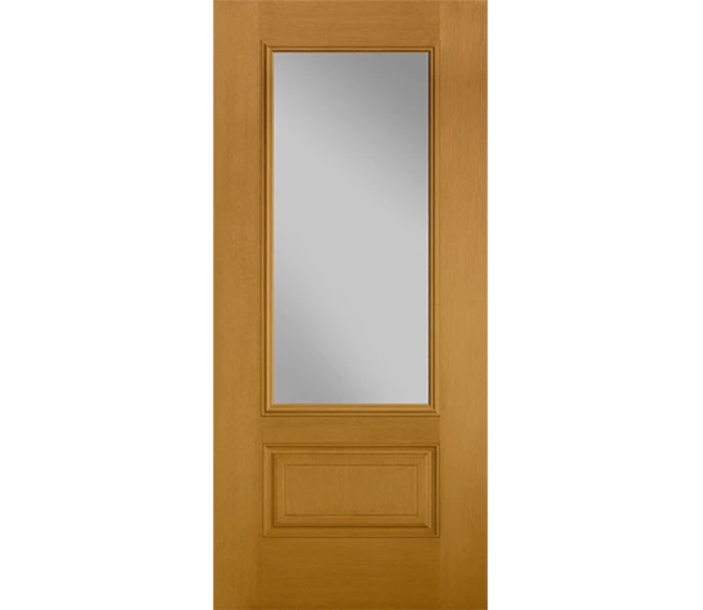 Portland Three Quaters light Fiberglass Entry Door